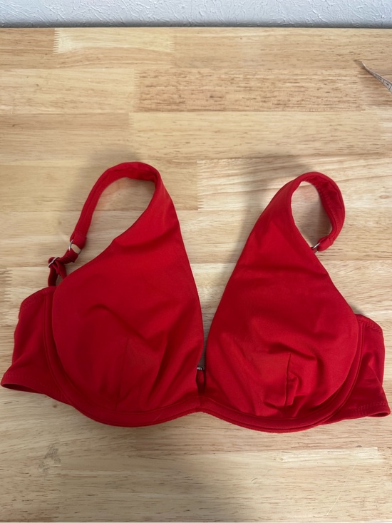 Athleta Other - Athleta Red Swim Plunge Bikini Top